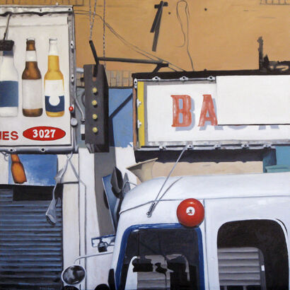 Ice cream truck, Coney Island - a Paint Artowrk by Timothy Balboni